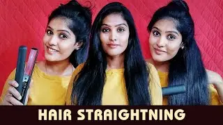 (தமிழில்)How to do hair straightning (Beginners guide) | Heat protection spray | Do's & Dont's