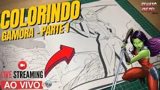 COMO COLORIR DESENHOS - GAMORA [LIVE]