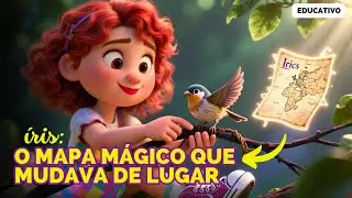 A Garotinha Ruiva e o Mapa Mágico Que Mudava de Lugar (Educativo)✨🗺️