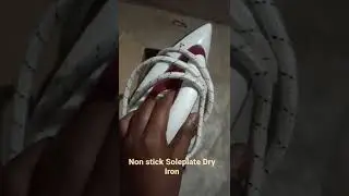 Non stick Soleplate Dry Iron #shorts
