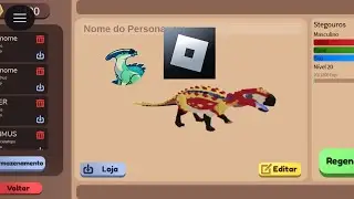 Nova atualiza&ccedil;&atilde;o stegouros do Roblox Pr&eacute; Hist&oacute;ria sobreviv&ecirc;ncia de dinossauros