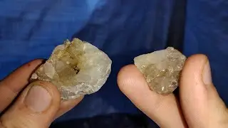 Crystal fragments and other rocks