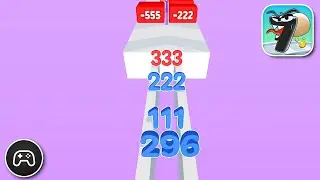 Number Run 3D - Gameplay Walkthrough Part 2 - Game Levels 7-12 (iOS, Android)