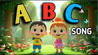 ABC Song 🌈 | Cute 3D Jungle Cartoon