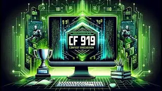 #Codeforces Round 919 Solution Discussion (A-E only)