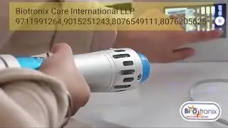 Portable Touch Screen Shockwave Therapy with 7 Heads 10 Treatment Area Home use