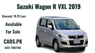 Suzuki Wagon R VXL 2019 Model Available For Sale At Cars.Pk