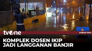 Hujan deras, Kompleks Dosen IKIP Bekasi Terendam Banjir | Kabar Pagi