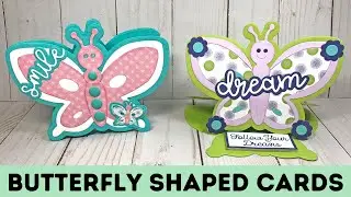 Butterfly Shaped Card and Easel Card | Pointed Butterfly Fold-it | The Stamps of Life