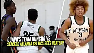 Quavo's Team vs The NEW #1 PG In High School GETS HEATED! JD Davison & Matt Cleveland Are ELITE!