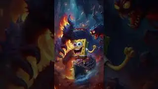 Run, SpongeBob, Run! 🏃&zwj;♂️🔥#spongebob  #monsterrun  #cartoonchaos  #HellMonster #funnyadventure