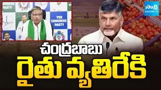 చంద్రబాబు  రైతు వ్యతిరేకి: MVS Nagireddy Comments On Chandrababu | Tomato and onion Farmer Problems