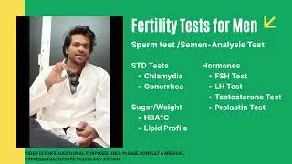 Name of Fertility Test for Men | Which test to do to check fertility of man
