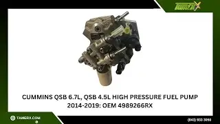 Cummins QSB 6.7L, QSB 4.5L High Pressure Fuel Pump 2014-2019: OEM 4989266RX