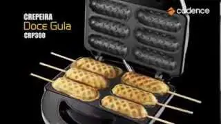 Crepeira Cadence Doce Gula, 750W, Chapa Dupla - CRP300