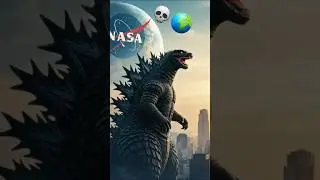 unbelievable collaboration 😱 godzilla with nasa #usa #usareel #usviral