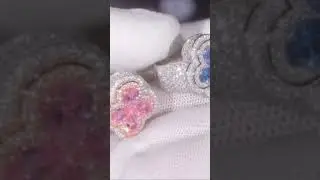 Iced Out Clover Rings 🍀🥶 #ring #jewelry #viral #fyp #rap #cloverhouse #kaicenat #rakai #amp