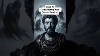 lesson #8 Stop Suffering Twice (Marcus Aurelius). #darkphilosophy #marcusaurelius #shorts #history