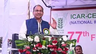 Dr. R. C. Agrawal, DDG (Edu), ICAR, addressed in view of 77th foundation day  of ICAR-CTRI, RJY