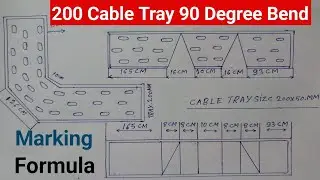200 Cable Tray 90 Degree Bend | Cable Tray 90 Degree Bend | How To Make 90 Degree Bend &radic;