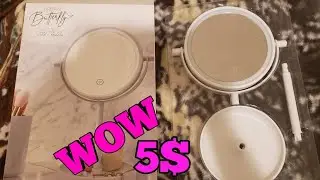 Urban butterfly Table Top LED Vanity Mirror from Five Below