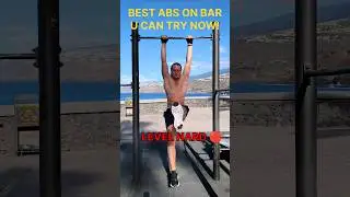 3 HARD Abs Exercises on the Pull-Up Bar!💪