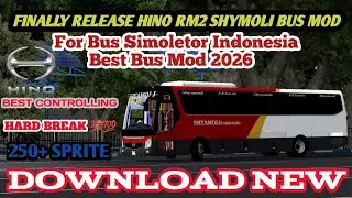 📢 FINALLY RELEASE HINO RM2 BUS MOD. FOR BUS SIMOLETOR INDONESIA🥰🥰