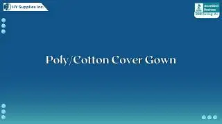 Poly Cotton Cover Gown Wholesale USA | Cover Gowns with Knit Cuff's Bulk USA | Patient Gown USA