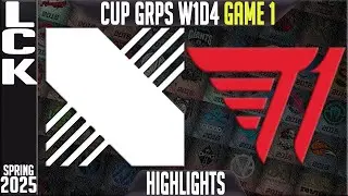 DRX vs T1 Highlights Game 1 | LCK CUP Spring 2025 Groups W1D4 | DRX vs T1 G1