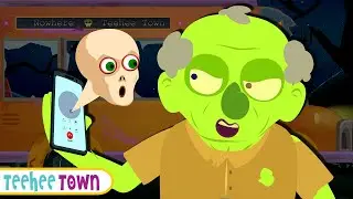 Five Zombies Were Riding On A Bus + Spooky Scary Skeletons Songs By Teehee Town