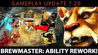 Dota 2 NEW 7.20 Patch - Brewmaster: Ability Rework