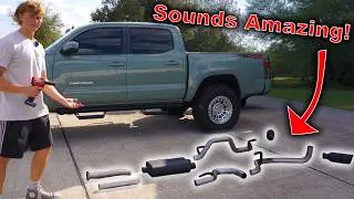 Installing A Brand New Exhaust System On The Tacoma!