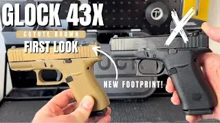 Coyote Brown Glock 43X MOS w/ New Footprint (FINALLY)!