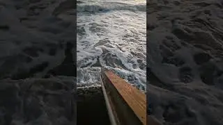 King Tide Supermoon November crashing waves #seaside #oceanfront #beachvibes