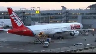 TAM Airlines (Brazil) Boeing 777 at Terminal 4 JFK by jonfromqueens