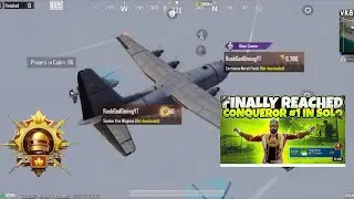 Day 2 @RushGod-ReacTs is my solo conquerer lobby Settled by your brother 😂😂😂