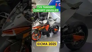 TVS Tangent Concept Unveiled EICMA 2025 | Is This the Future Apache RR 450?