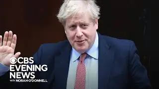 Former British Prime Minister Boris Johnson says he's out of the running for party leadership