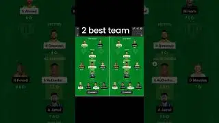 QUE VS PES 2 BEST TEAM #cricket #dream11 #fantasy #ytshort #foryoupge #RANKINGTEAM
