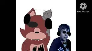 five nights at agk Studio show:funland foxy and funland Jake listening to milkcan-got to move