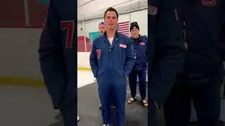Behind the scenes: Darin Brooks & the SQUAD keeping warm on the ice! 🎥🥶#filmmaking #shorts