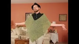 Quick & Easy Poncho Crochet Tutorial!