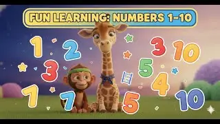 Learn to Count 1 to 10 with Roarix & Friends 🦁🐘 | Fun Counting for Babies