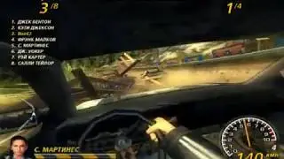Pinegrove 3 (4 laps) in 4:34.34. Derby Banger first person - FlatOut 2