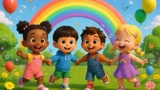 God Made All the Colors 🌈 | Fun Christian Song for Kids | Toddler Learning Video