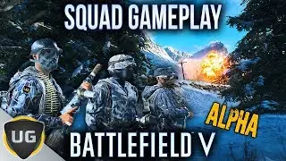 Battlefield V Alpha | A Round of Squad Gameplay | BFV Closed Alpha 2
