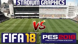 FIFA 18 vs PES 2018 Graphics Comparison - La Bombonera Stadium