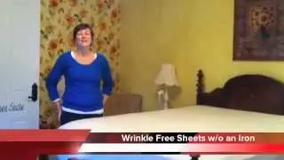 Wrinkle Free Sheets w/o an Iron