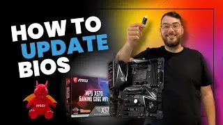 Обновление BIOS материнской платы MSI MPG X570 GAMING EDGE WIFI (пошаговое руководство)