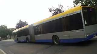 Автобус 70: Connewitz Kreuz - Markkl.-West. Небольшая прогулка по Маркклеебергу//9 июля 2019